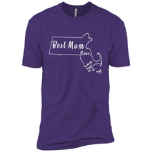 Load image into Gallery viewer, Best Mom Ever Shirt Massachusetts Mothers Day - Premium Short Sleeve T-Shirt