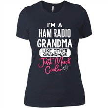 Load image into Gallery viewer, Cool Mothers Day T-Shirt Ham Radio Grandma - Ladies' Boyfriend T-Shirt