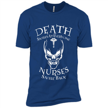 Load image into Gallery viewer, Death Smiles At Everyone Nurses Smile Back Shirt Mothers Day - Premium Short Sleeve T-Shirt