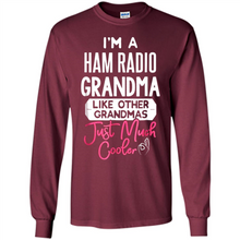 Load image into Gallery viewer, Cool Mothers Day T-Shirt Ham Radio Grandma - Long Sleeve T-Shirt