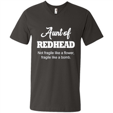 Load image into Gallery viewer, Aunt Of Redhead Definition Funny For Aunt On mother’s day - Men's V-Neck