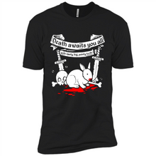 Load image into Gallery viewer, Death Awaits You All With Big Pointy Teeth - Premium Short Sleeve T-Shirt