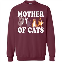 Load image into Gallery viewer, Cats T Shirt Hoodie Mother of Cats Mother’s Day1 - Sweatshirt