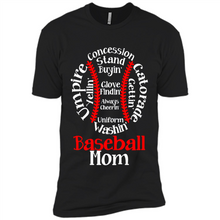 Load image into Gallery viewer, Baseball Mom Tee-Mother’s Day 2019 - Premium Short Sleeve T-Shirt