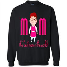 Load image into Gallery viewer, Best Mom World Cartoon Mother’s Day - Sweatshirt
