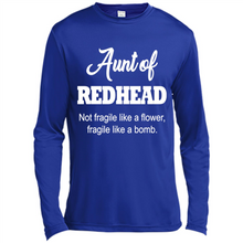 Load image into Gallery viewer, Aunt Of Redhead Definition Funny For Aunt On mother’s day - Canvas Long Sleeve T-Shirt