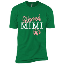 Load image into Gallery viewer, Blessed Mimi Life Shirt Gift for Grandma Mother’s Day - Premium Short Sleeve T-Shirt