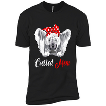 Load image into Gallery viewer, Chinese Crested Mom Tshirt, Birthday Gift, Mother Day Outfit - Premium Short Sleeve T-Shirt