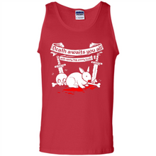 Load image into Gallery viewer, Death Awaits You All With Big Pointy Teeth - Tank Top