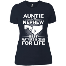 Load image into Gallery viewer, Auntie And Nephew – Best Partners In Crime For Life, Best mother’s day - Ladies' Boyfriend T-Shirt