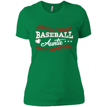 Load image into Gallery viewer, Baseball Auntie Softball Auntie Funny Gift For Mother’s Day - Ladies' Boyfriend T-Shirt
