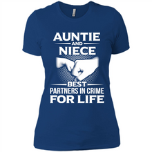 Load image into Gallery viewer, Aunt And Niece – Best Partners In Crime For Life, Best mother’s day - Ladies' Boyfriend T-Shirt