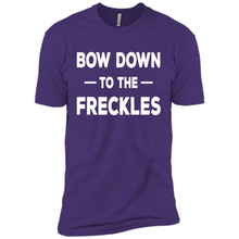 Load image into Gallery viewer, Bow Down to the Freckles Ginger Pride Mother’s Day - Premium Short Sleeve T-Shirt