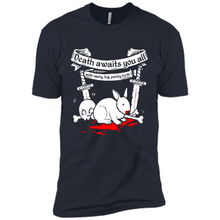 Load image into Gallery viewer, Death Awaits You All With Big Pointy Teeth - Premium Short Sleeve T-Shirt