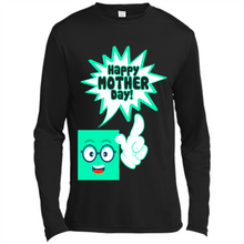 Load image into Gallery viewer, Cute Emoji With Heart Balloon Happy Mother Day - Canvas Long Sleeve T-Shirt
