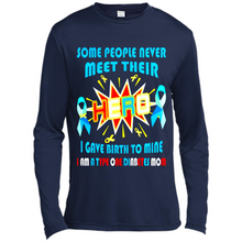 Load image into Gallery viewer, Diabetes Mom -Hero - Canvas Long Sleeve T-Shirt
