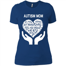 Load image into Gallery viewer, AUTISM MOM Mother’s Day - Ladies' Boyfriend T-Shirt