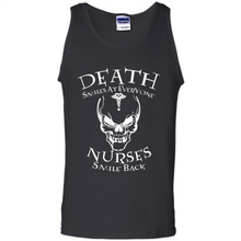 Load image into Gallery viewer, Death Smiles At Everyone Nurses Smile Back Shirt Mothers Day - Tank Top