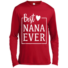 Load image into Gallery viewer, Best Nana Ever T Shirt Birthday Mothers Day For Grandma - Canvas Long Sleeve T-Shirt