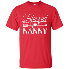 Load image into Gallery viewer, Blessed Nanny Christmas Mother’s Day Birthday Grandma - Shirt
