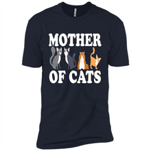 Load image into Gallery viewer, Cats T Shirt Hoodie Mother of Cats Mother’s Day1 - Premium Short Sleeve T-Shirt
