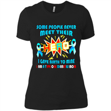 Load image into Gallery viewer, Diabetes Mom -Hero - Ladies' Boyfriend T-Shirt
