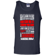 Load image into Gallery viewer, BASEBALL MOM, NEVER GIVE UP Mother’s Day - Tank Top