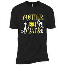 Load image into Gallery viewer, Cats T Shirt Hoodie Mother of Cats Mother’s Day - Premium Short Sleeve T-Shirt