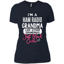 Load image into Gallery viewer, Cool Mothers Day T-Shirt Ham Radio Grandma - Ladies' Boyfriend T-Shirt