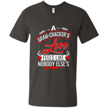 Load image into Gallery viewer, A Gram-Cracker’s Love Feels like nobody else’s Mother’ Day - Men&#39;s V-Neck