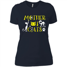 Load image into Gallery viewer, Cats T Shirt Hoodie Mother of Cats Mother’s Day - Ladies' Boyfriend T-Shirt