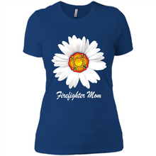 Load image into Gallery viewer, Daisy Firefighter Mom Funny Firefighter Gift Women Sweatshirt On Mother’s Day, Birthday - Ladies' Boyfriend T-Shirt