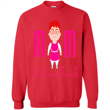 Load image into Gallery viewer, Best Mom World Cartoon Mother’s Day - Sweatshirt