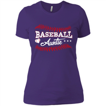 Load image into Gallery viewer, Baseball Auntie Softball Auntie Funny Gift For Mother’s Day - Ladies' Boyfriend T-Shirt