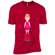 Load image into Gallery viewer, Best Mom Cartoon Character Mother’s Day - Premium Short Sleeve T-Shirt