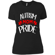 Load image into Gallery viewer, Autism mom pride Mother’s Day - Ladies' Boyfriend T-Shirt