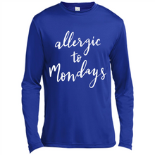 Load image into Gallery viewer, Allergic To Mondays T-Shirt Funny Women’s Mom Mama Mother - Canvas Long Sleeve T-Shirt