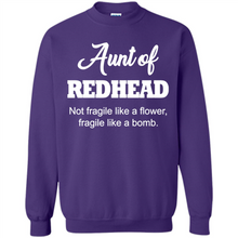 Load image into Gallery viewer, Aunt Of Redhead Definition Funny For Aunt On mother’s day - Sweatshirt