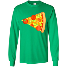 Load image into Gallery viewer, Dad Son Pizza Piece Funny Matching Family Shirt Mother Day - Long Sleeve T-Shirt