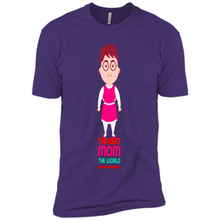 Load image into Gallery viewer, Best Mom Cartoon Character Mother’s Day - Premium Short Sleeve T-Shirt