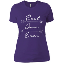 Load image into Gallery viewer, Best Oma Ever Shirt Tribal Arrows Mother’s Day - Ladies' Boyfriend T-Shirt