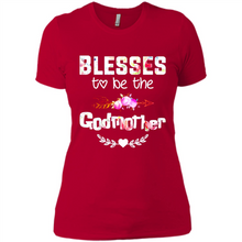 Load image into Gallery viewer, Blessed To Be Called Godmother Funny Mother’s Day, Godmother Gift - Ladies' Boyfriend T-Shirt