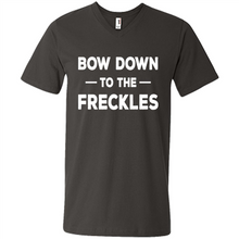Load image into Gallery viewer, Bow Down to the Freckles Ginger Pride Mother’s Day - Men's V-Neck