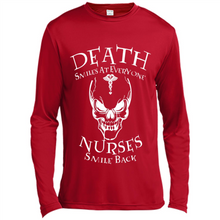 Load image into Gallery viewer, Death Smiles At Everyone Nurses Smile Back Shirt Mothers Day - Canvas Long Sleeve T-Shirt