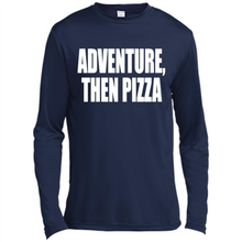 Load image into Gallery viewer, Adventure Then Pizza Junk Food Lover Foodie T-Shirt Mother’s Day Gift ideas - Canvas Long Sleeve T-Shirt