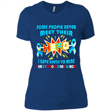 Load image into Gallery viewer, Diabetes Mom -Hero - Ladies' Boyfriend T-Shirt