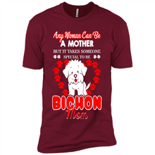 Load image into Gallery viewer, Any Woman Can Be A Mother But It Takes Someone Bichon Mom - Premium Short Sleeve T-Shirt
