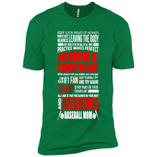Load image into Gallery viewer, BASEBALL MOM, NEVER GIVE UP Mother’s Day - Premium Short Sleeve T-Shirt