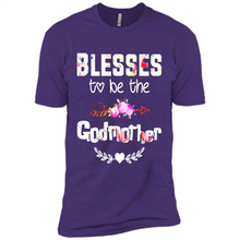 Load image into Gallery viewer, Blessed To Be Called Godmother Funny Mother’s Day, Godmother Gift - Premium Short Sleeve T-Shirt