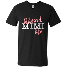 Load image into Gallery viewer, Blessed Mimi Life Shirt Gift for Grandma Mother’s Day - Men's V-Neck